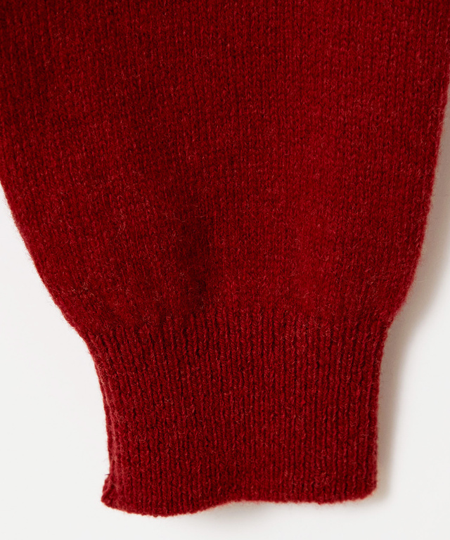 ラムウール マルチパターン ニット