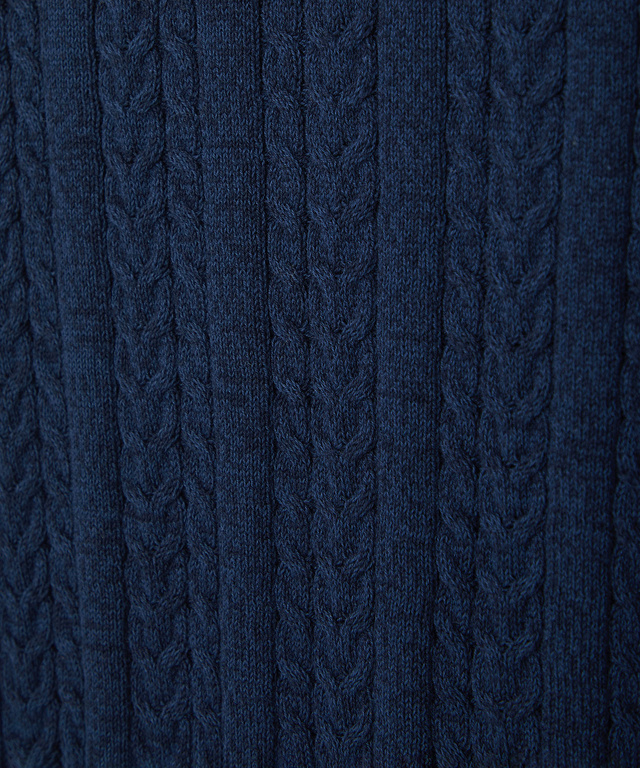 ケーブル チルデン ニット【手洗いOK】