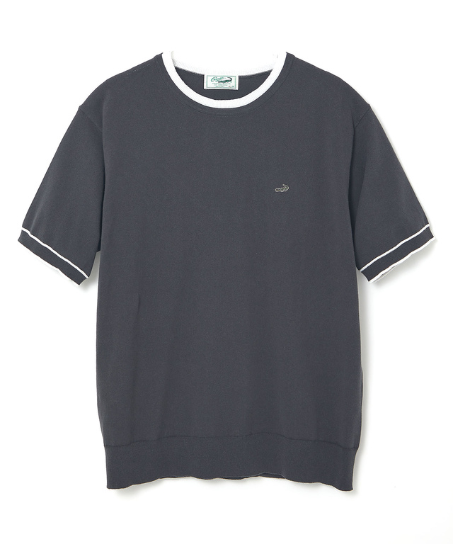 レイヤード風 ニット Tシャツ【手洗いOK】