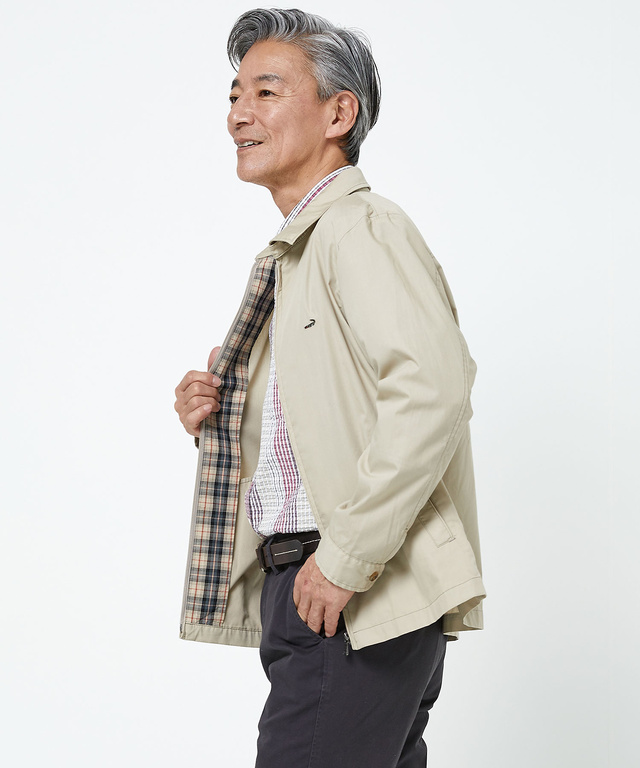 スコッチブルゾン【シワになりにくい】【手洗いOK】