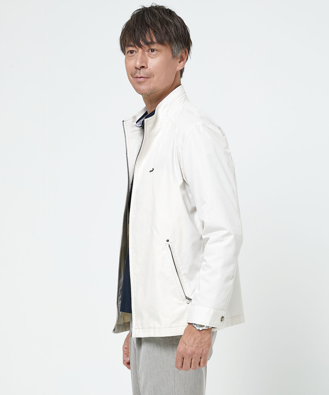 ツイル ファスナーポケット付き ブルゾン