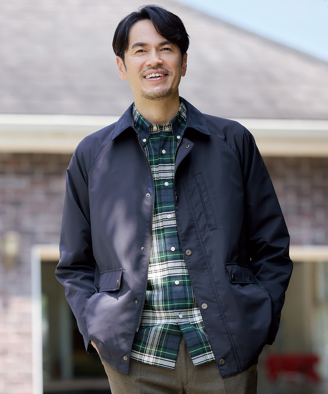 ステンカラー カバーオール ジャケット