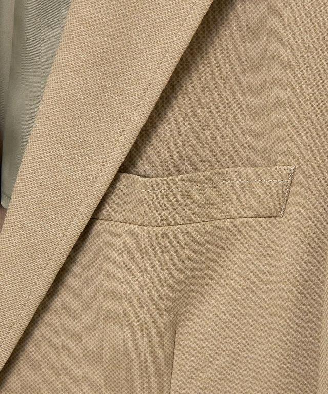 ジャージ素材 テーラード ジャケット