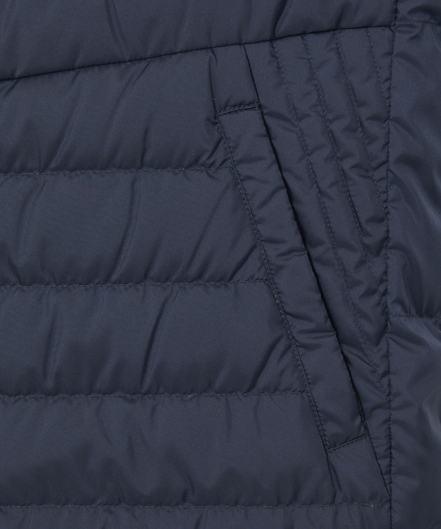 スタンドカラー ダウン ベスト