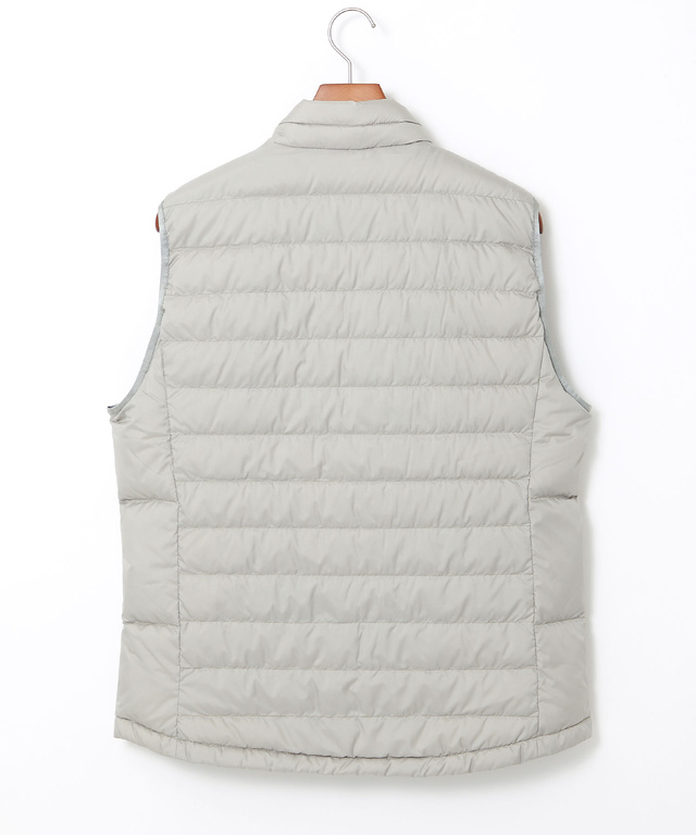 スタンドカラー ダウン ベスト