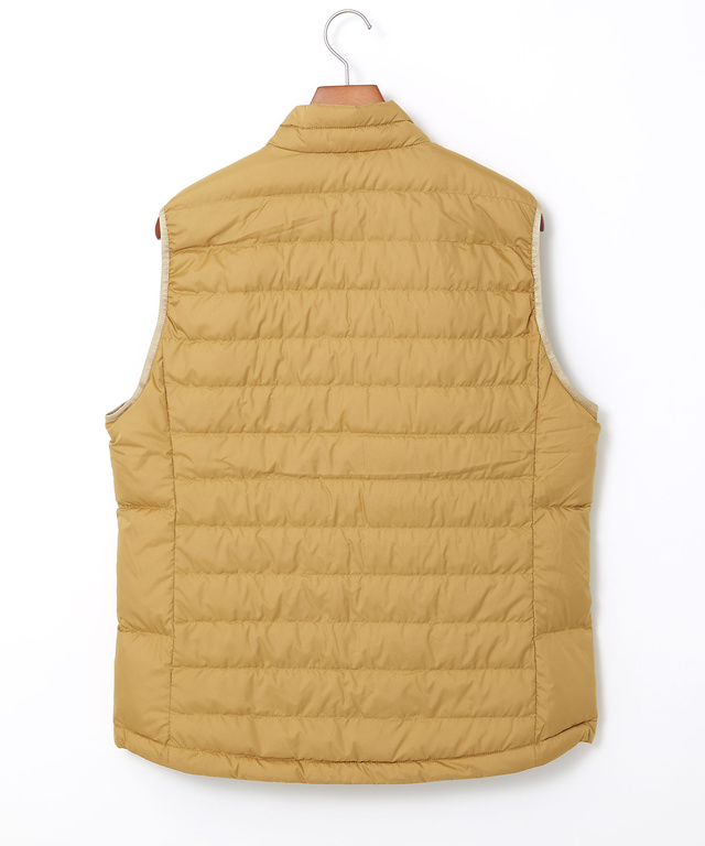 スタンドカラー ダウン ベスト