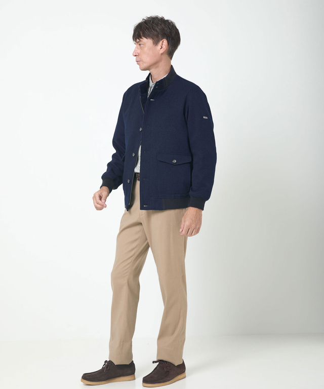 クロコダイルタータン 中綿 ブルゾン