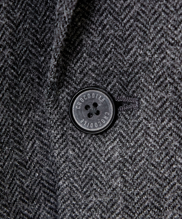 ウールライク ヘリンボーン ジャケット