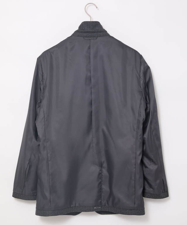 ウールライク ヘリンボーン ジャケット