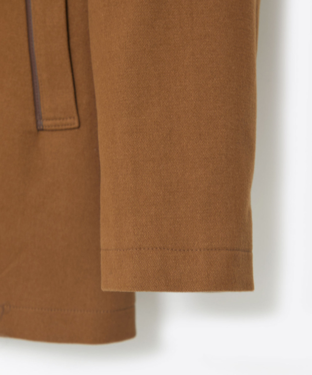 ジャージーメルトン スタンドカラー ジャケット