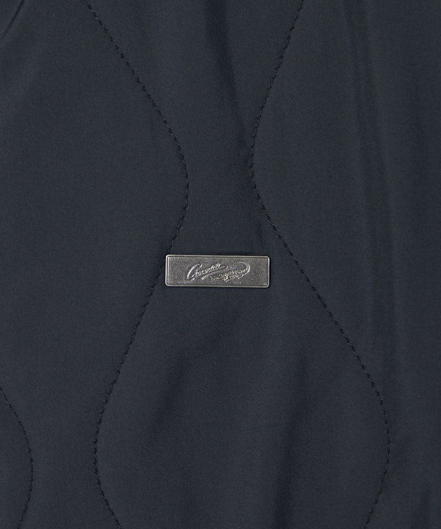 キルティング ステンカラー ジャケット