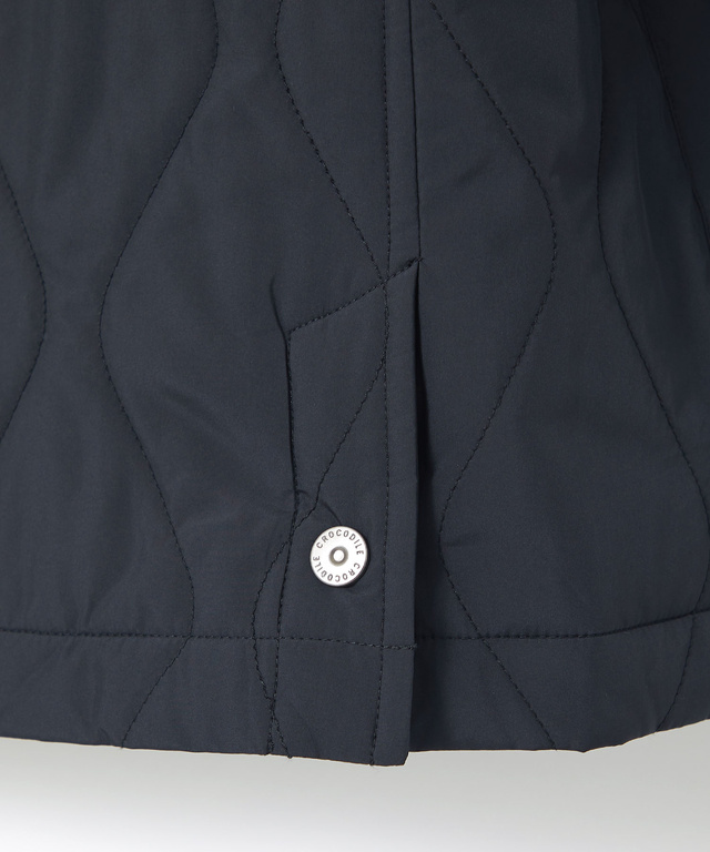 キルティング ステンカラー ジャケット