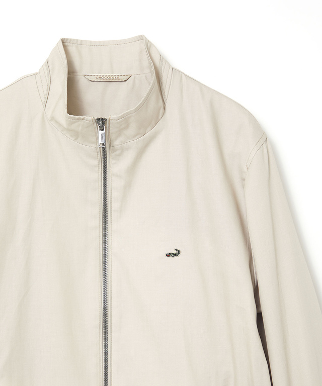 シャンブレーツイル ジップ ブルゾン【吸汗速乾】