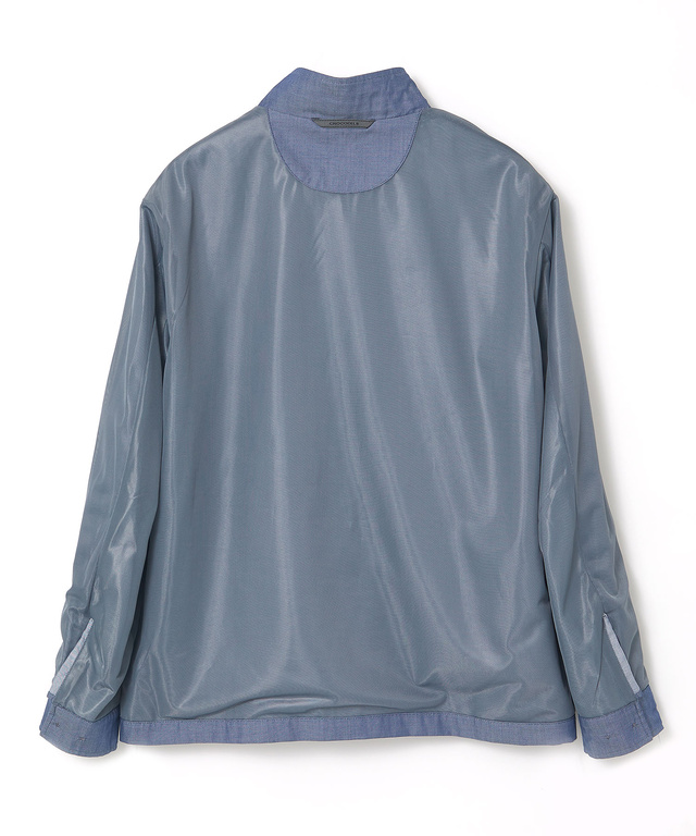 シャンブレーツイル ジップ ブルゾン【吸汗速乾】