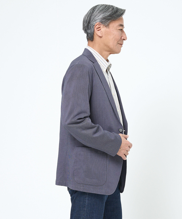 ジャージー ストレッチ テーラードジャケット