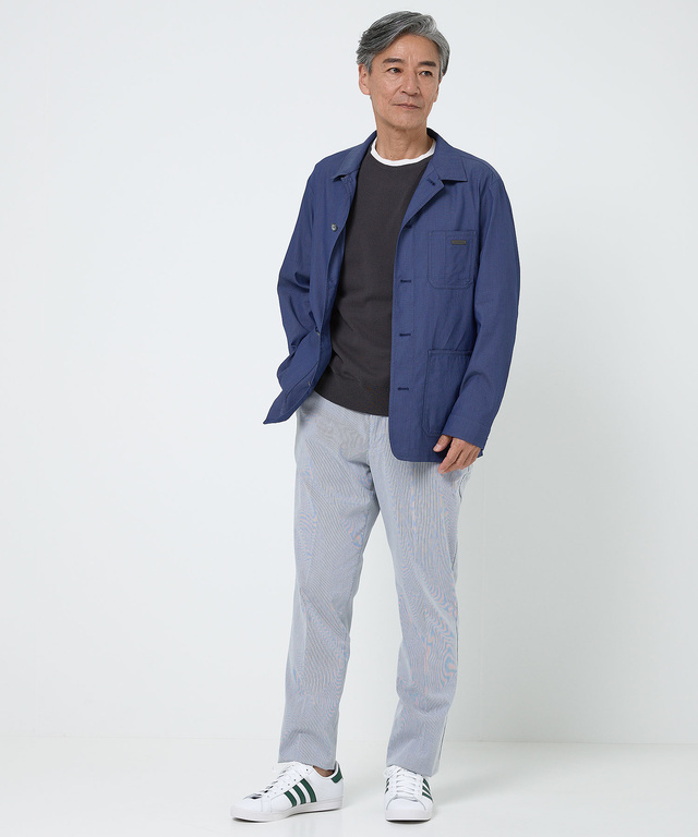 ピケ カバーオール ジャケット