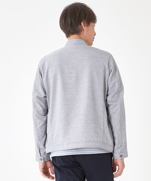 カラミ織り ストレッチ ブルゾン