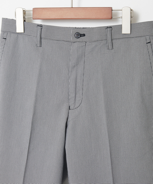 チェック柄 ストレッチ パンツ