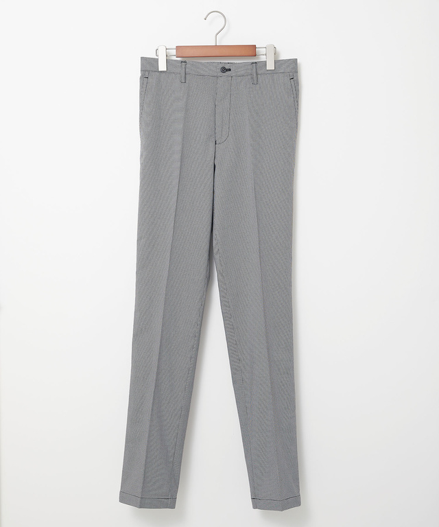チェック柄 ストレッチ パンツ