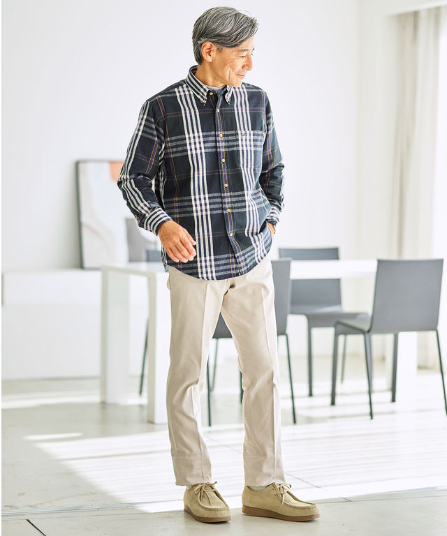 微起毛 アジャスター パンツ