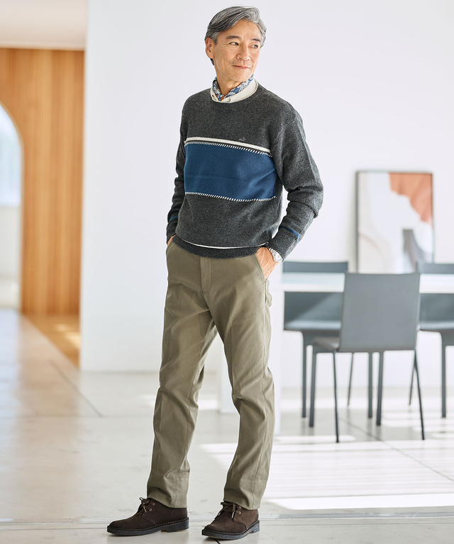 微起毛 アジャスター パンツ