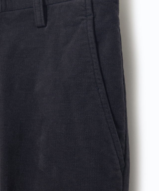 裏起毛 テーパード パンツ