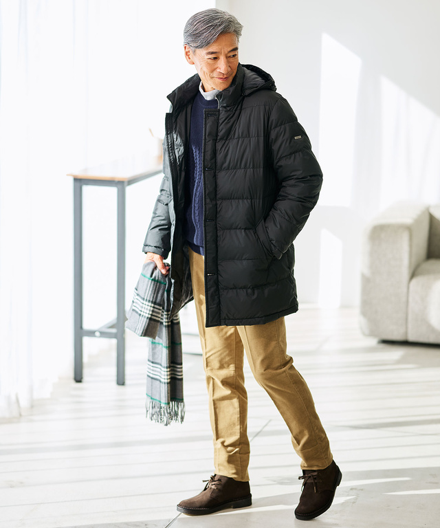 裏起毛 テーパード パンツ