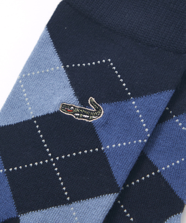 アーガイル柄 ソックス