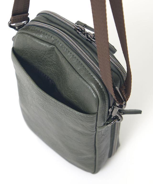 合成皮革 ミニショルダー バッグ