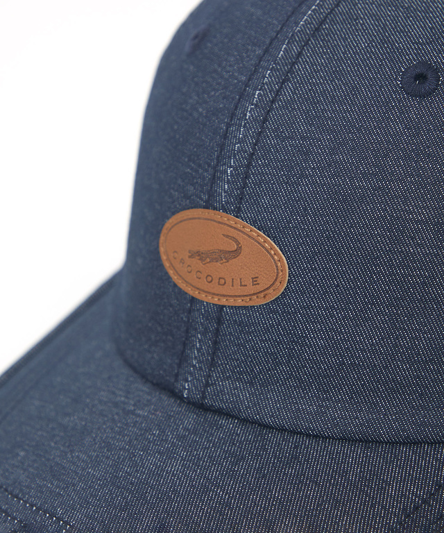 デニム ロゴワッペン キャップ【UV加工】