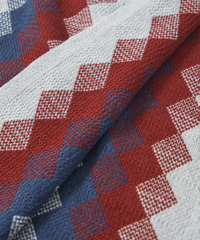 アーガイル柄 ソフトタッチ マフラー