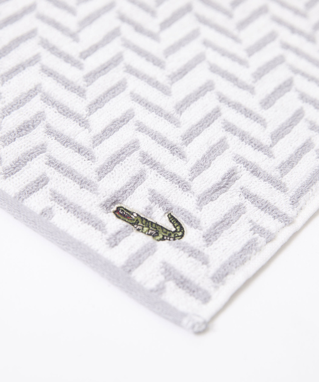 千鳥柄 切り替え ハンカチ【日本製】