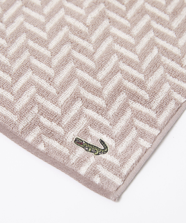 千鳥柄 切り替え ハンカチ【日本製】