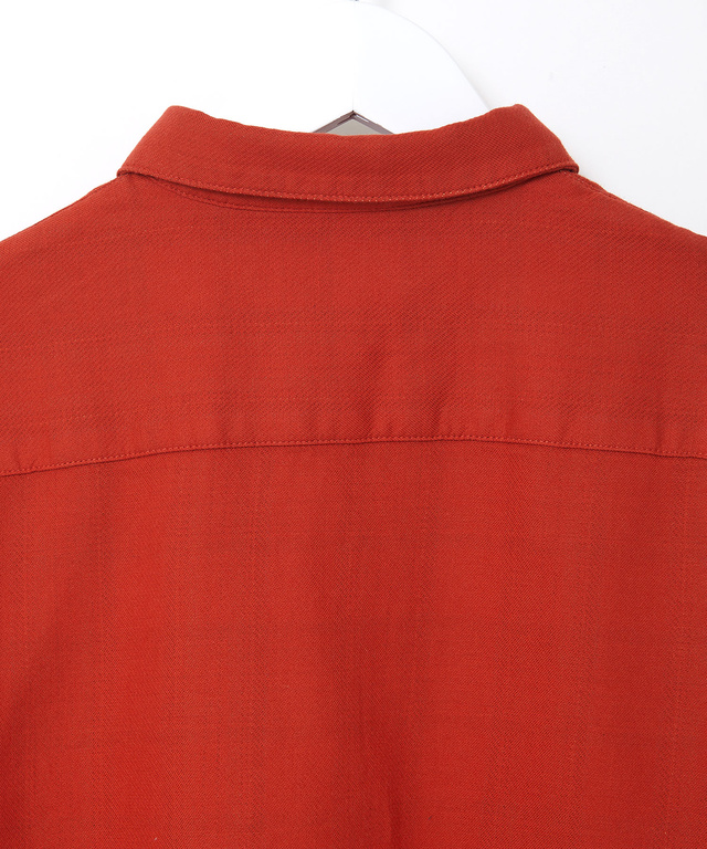 ポケット付き コットン 接結起毛  ブラウス