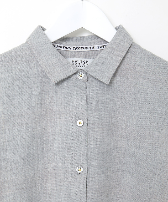 ポケット付き コットン 接結起毛  ブラウス