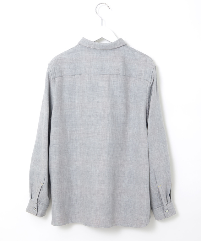 ポケット付き コットン 接結起毛  ブラウス