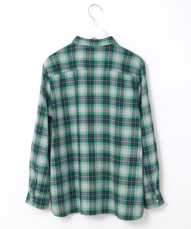 ポケット付き コットン 接結起毛  ブラウス