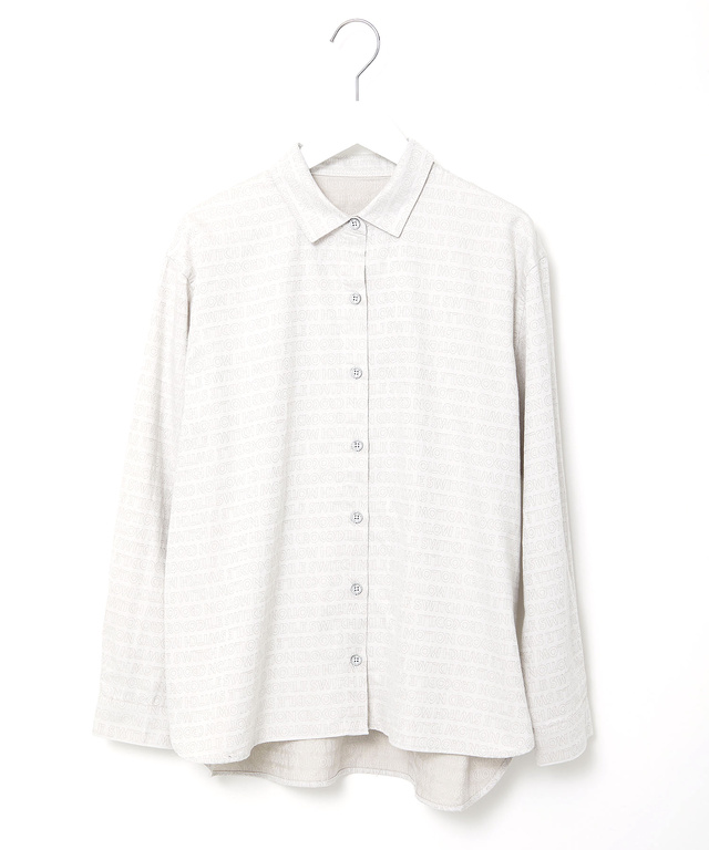 モノグラム ジャカード ブラウス