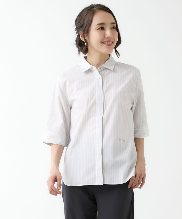 ストライプ柄 デザイン ブラウス