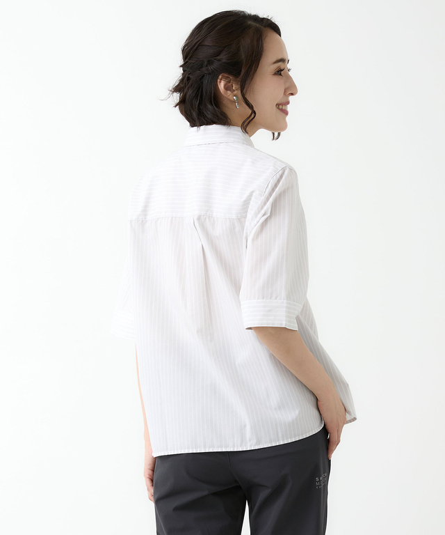 ストライプ柄 デザイン ブラウス