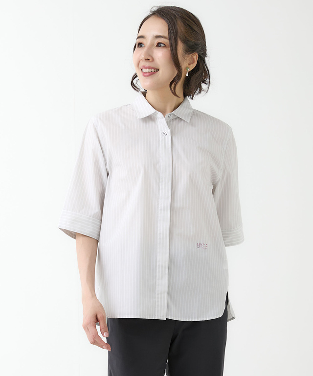 ストライプ柄 デザイン ブラウス