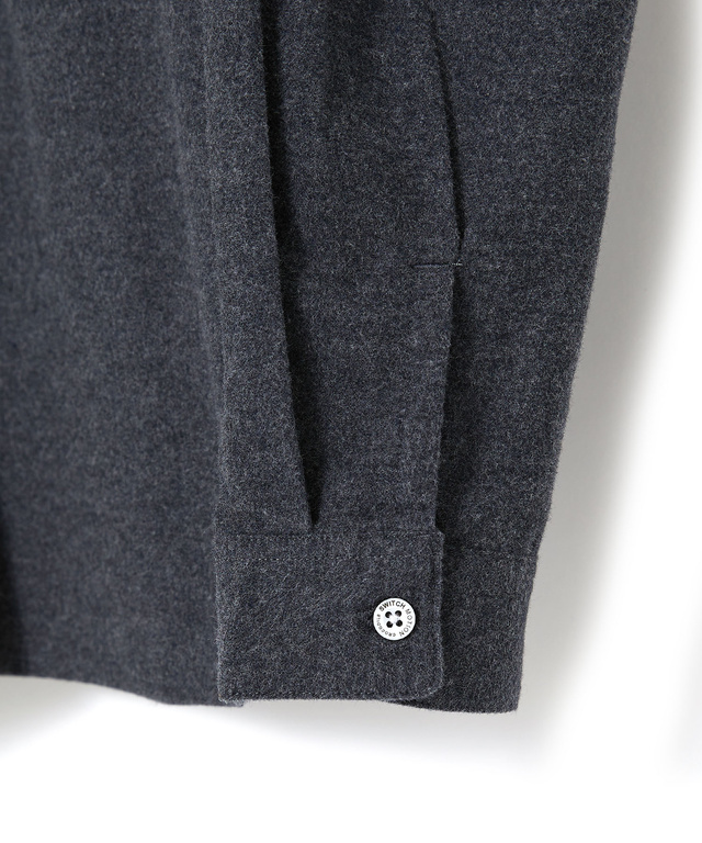 フランネル コットン ブラウス