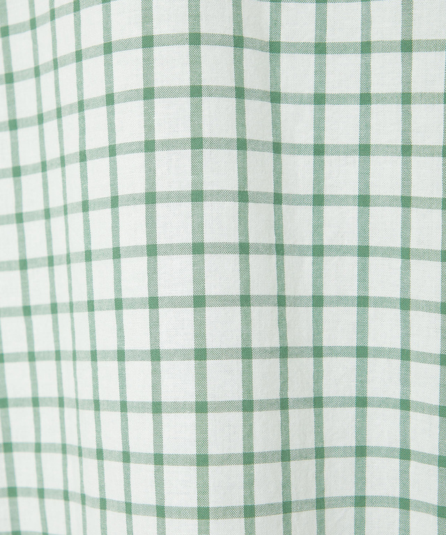 コットン デザイン 七分袖 ブラウス