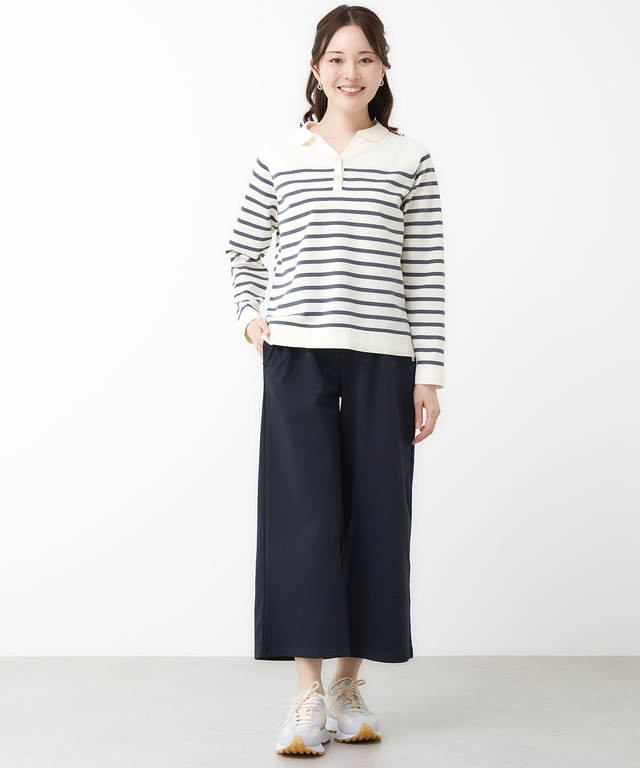 ストレッチポンチ ワイド パンツ