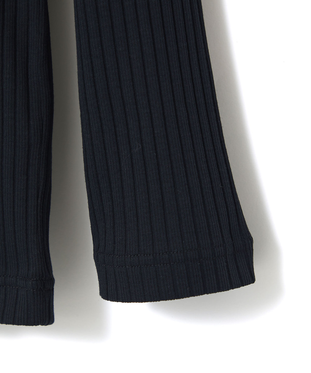 リブ メローハイネック カットソー