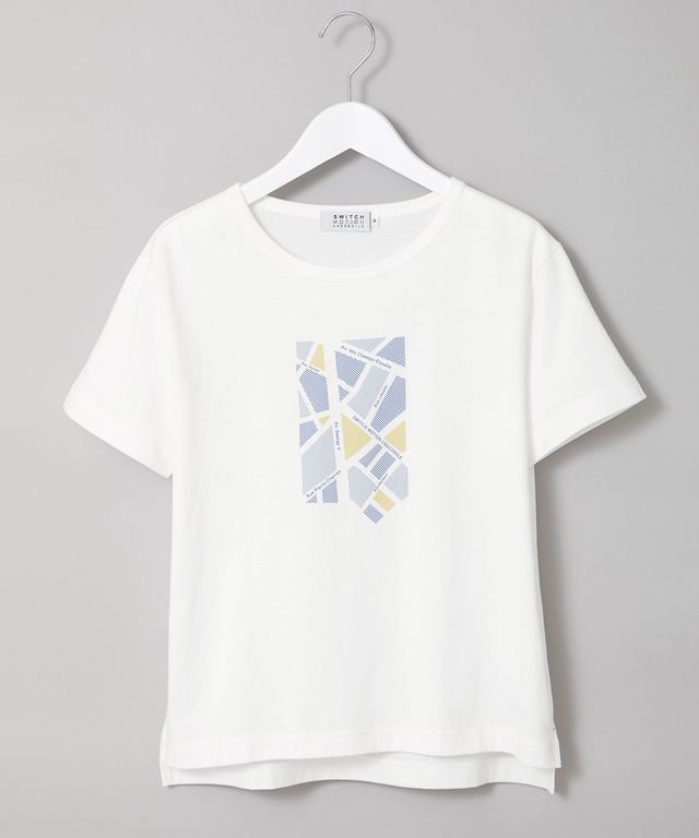 天竺 プリント 半袖Tシャツ