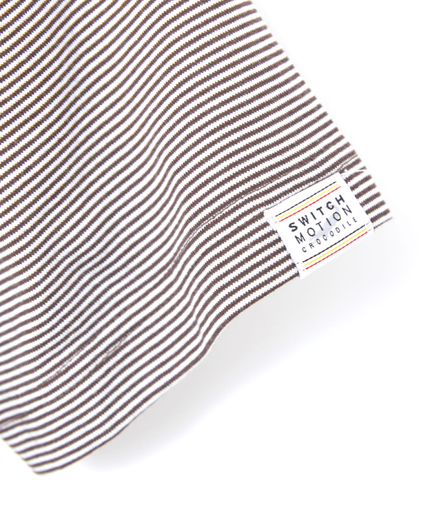 クルーネック プリント Tシャツ【ウガンダオーガニックコットン】