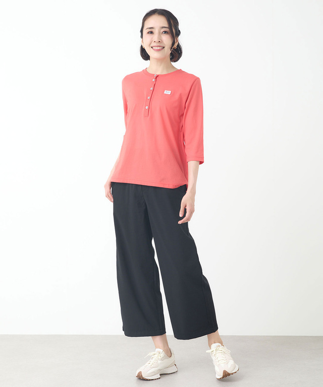 ヘンリーネック 七分袖 Tシャツ