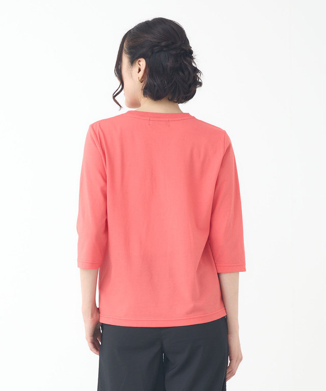 ヘンリーネック 七分袖 Tシャツ