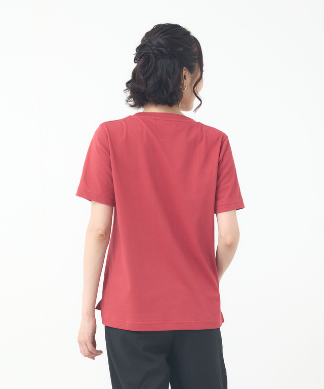 マップ柄 サイドスリット Tシャツ【吸汗速乾】